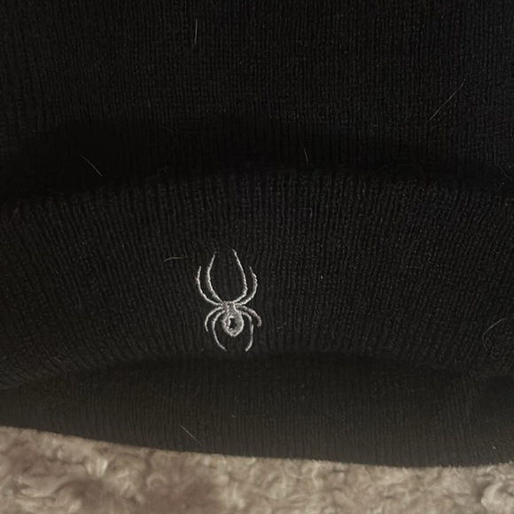 Spyder One Size Black Winter Toque - Picture 2 of 3